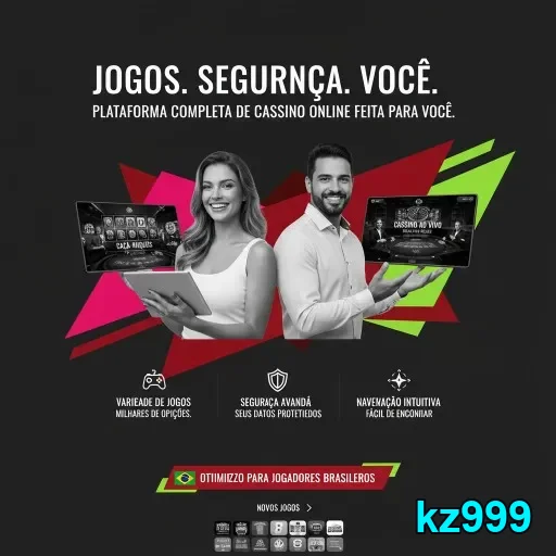 Ilustração de Aproveite o aplicativo kz999 para jogos em qualquer lugar
