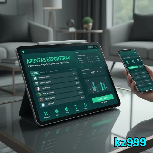 Ilustração de Explore o mundo das slots com kz999 e suas recompensas VIP