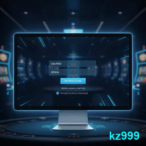 Ilustração de Acesse rapidamente o kz999 com total segurança